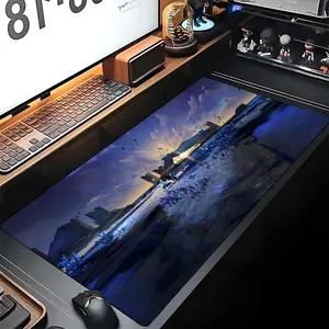Wuthering Waves Mouse Pad Gaming Locking Edge Big Computer Gamer Large Rubber Art Mousepad Laptop Desk Mat