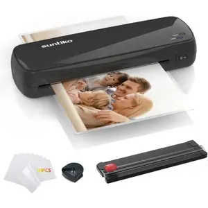 Versatile Laminator Machine,It has Quick Warm Up, Fast Laminating Documentation and Photos, Increases Their Long Term Color Preservation. Suitable for Family, Office and School A4/A5/A6 Size