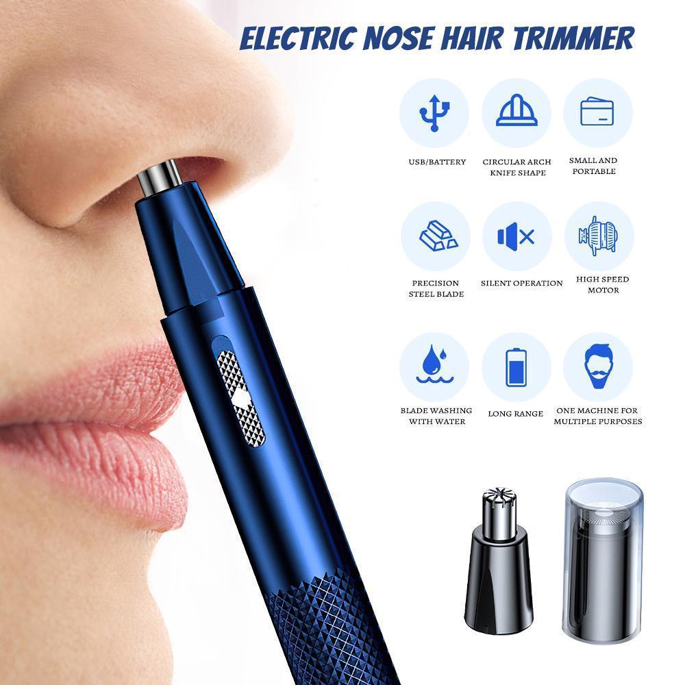 2-in-1 Rechargeable Hair Trimmer, Men's Ear and Nose Hair Trimmer, Eyebrow & Nose Hair Clippers, Easy to Clean,Perfect Christmas & New Year Gift ldea 2-in-1 Rechargeable Hair Trimmer, Men's Ear and Nose Hair Trimmer, Eyebrow & Nose Hair Clippers, Easy to Clean,Perfect Christmas & New Year Gift ldea