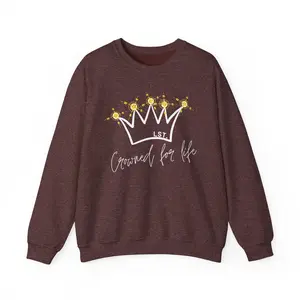 Crewneck Sweatshirt, crowned for eternal life, nah mean - Unisex, Jumper, Pullover, Sweater, Gift for Him, Gift for Her