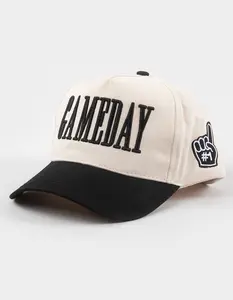 Gameday Womens Snapback Hat, Black