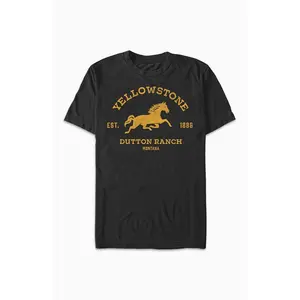 PacSun Women's Yellowstone Dutton Ranch Badge T-Shirt