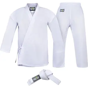 Lightweight Martial Arts Uniform for Kids & Adults Gi Pants and Jackets With Free Belt for Students