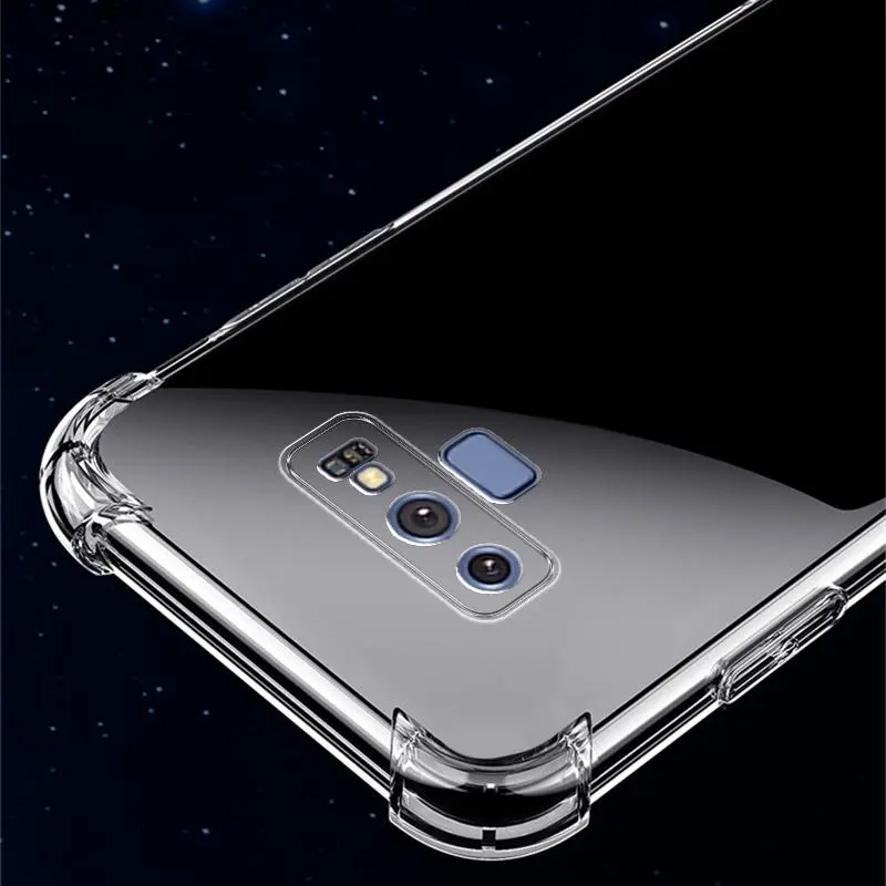 Note8 Note9 Note20 Clear Cover For Samsung Galaxy Note 9 Case Samsung Note 8 9 10 Lite Plus 20 Ultra Transparent Silicone Case