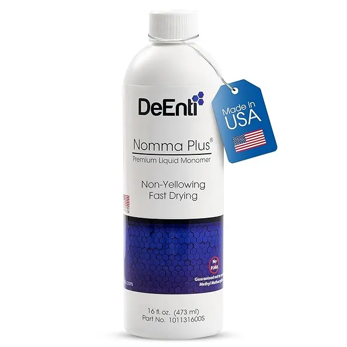 DeEnti Nomma Plus Professional Acrylic Gel Liquid Monomer Bottle, Strong Hold False Nail Acrylic Powders & Liquids for Salon Manicure Nail Art Decoration Accessory
