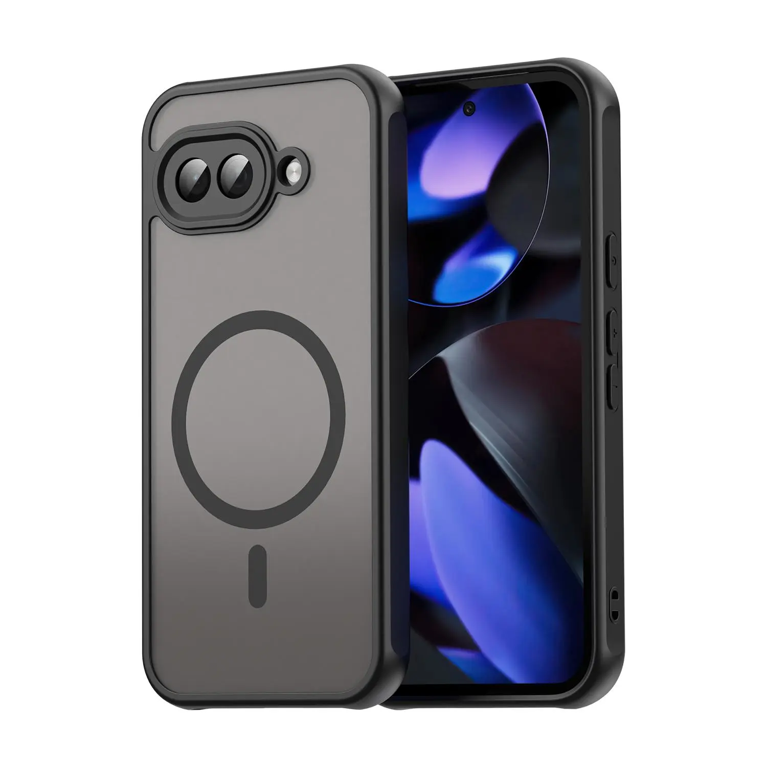 Shockproof For Google Pixel 9A Case Dustproof Magsafe Phone Back Cover Magnetic Wireless Charge Tough Case For Google Pixel 9A