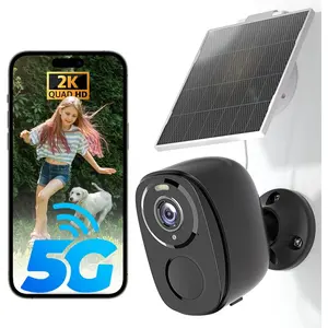 5g24g solar security cameras wireless outdoor 2k battery camera wsolar panelsiren alarmcolor night vision 2way talkwaterproof worksalexano monthly feewifi camera for outdoor surveillance