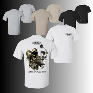 Mathews Archery Death Catch Us If You Can T-Shirt – Tactical Outdoor Hunting Season Gear, Vintage Retro Style, Unisex Cotton Summer Outfit, Classic Top, Gift for Hunting and Archery Fans