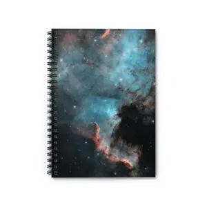 Astronomy Spiral Notebook - Ruled Line, Journal, Notepad, Stationery, School Supplies, North American Nebula Photo