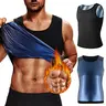 CATTIBOR Men's Slim-Fit Breathable Crew Neck Compression Workout Sports Vest - Upper Body Activewear for Exercise, Gym Apparel Underlayer