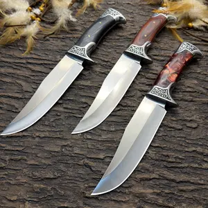 Kitchen Utility Knife with Decorative Handle, 3 Color Options, for Meat & Food Prep