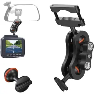 Dash Cam Mount, Aluminum Rearview Mirror Bracket Installation Kit, for Rove R2-4K, R2-4K PRO and R2-4K Dual Car Dash Cams