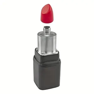 1pc 4oz Red Lipstick Stainless Steel Flask - Funny Beauty Fashion Drinking Gag Gift