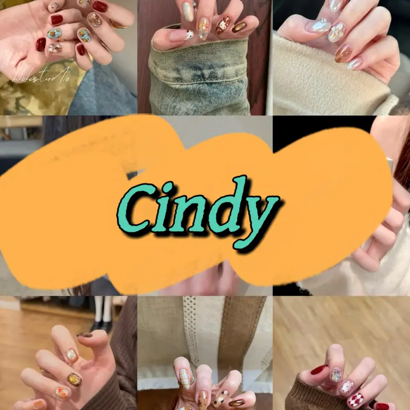 1457:Handmade press on nails online bidding-1