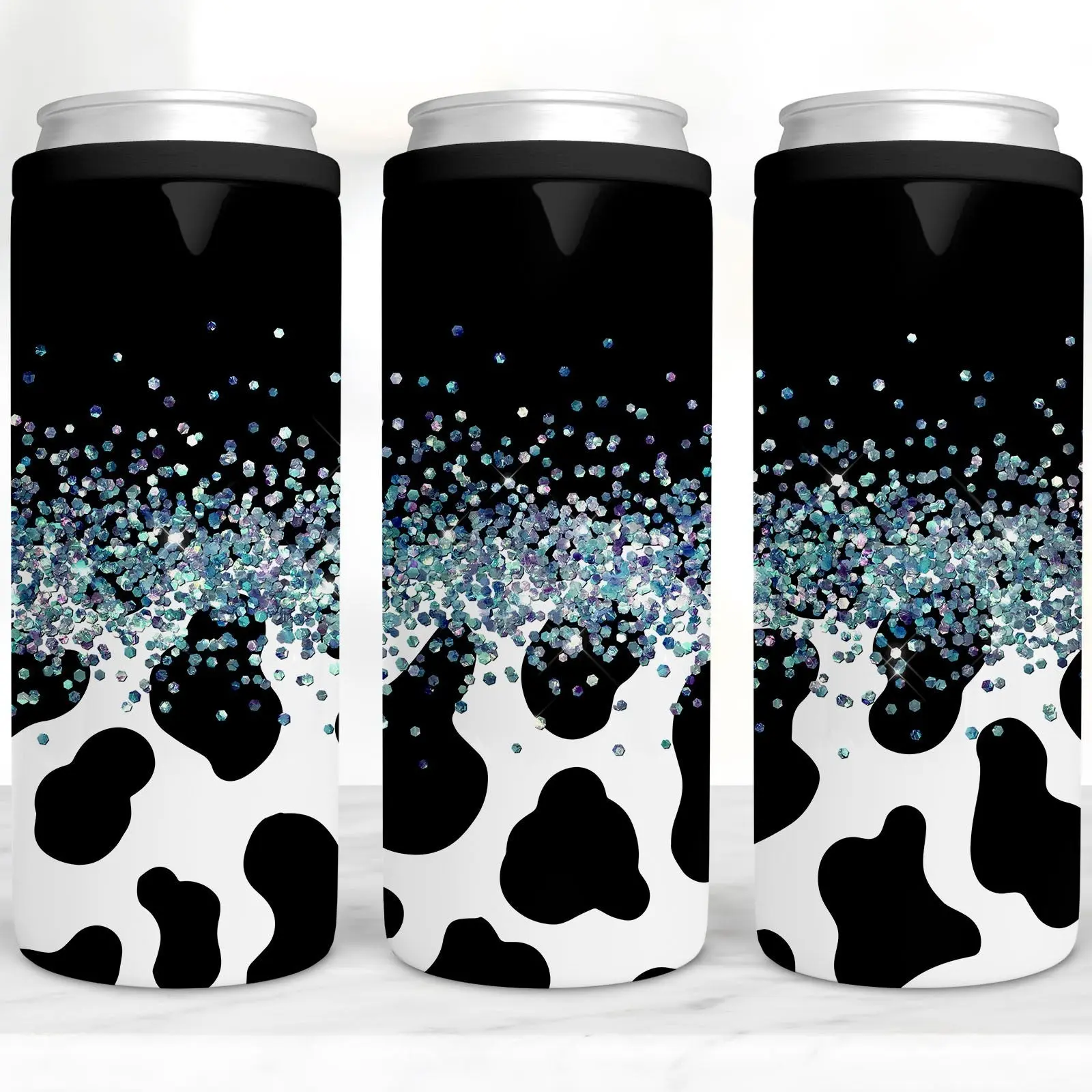 Cow Print 4 in 1 Can Cooler Cow Print 4 in 1 Can Cooler