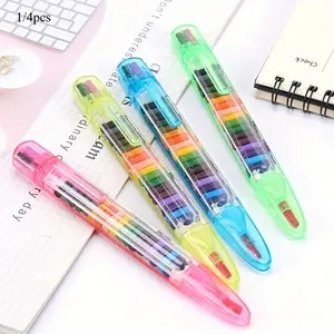 1/4pcs 20 Colors Crayons, Creative Crayons, Colored Graffiti/Doodle Pen, Stationery Gifts For , Painting Crayon