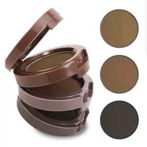 3 Color eyebrow Powder Palette, Waterproof Powder Eyebrow Makeup, Brow Definer Powder Eyebrow Filler to Shape Perfect Brow