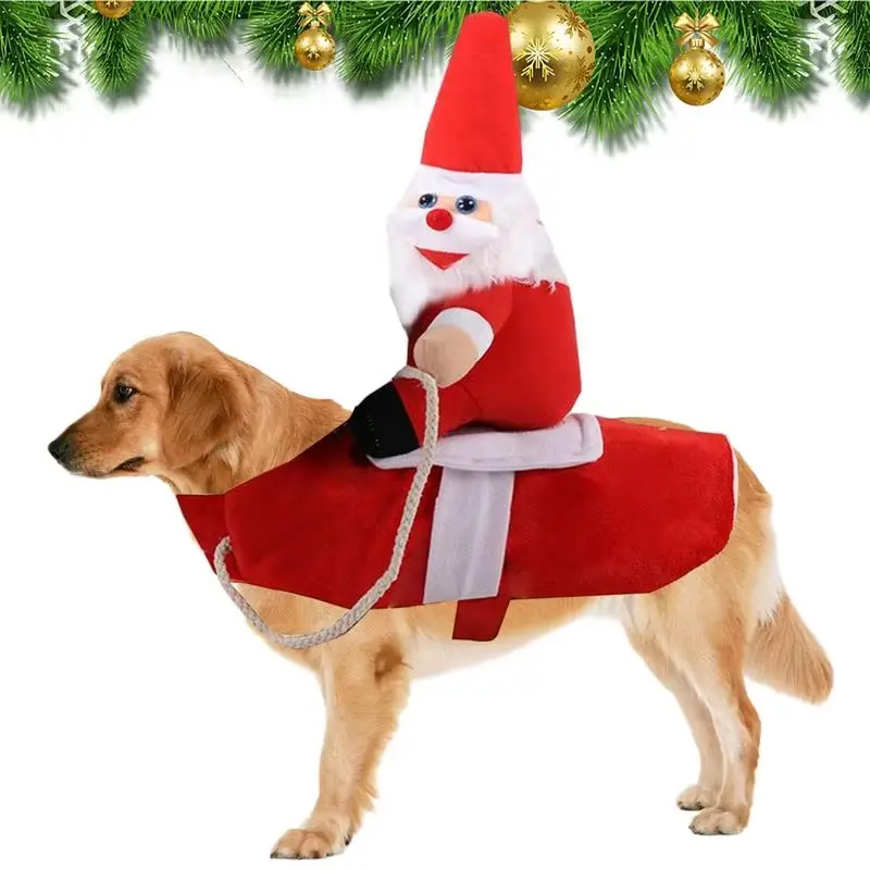 Funky Pet Dog Cat Christmas Costume Dog Winter Hoodie Coat Clothing Christmas Halloween Party Pet Dress up Items Does not apply