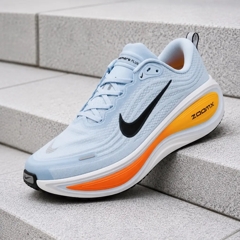 Nike Vomero Plus Hydrogen Blue Total Orange HV8150-404 Men's Fashion Sneaker New