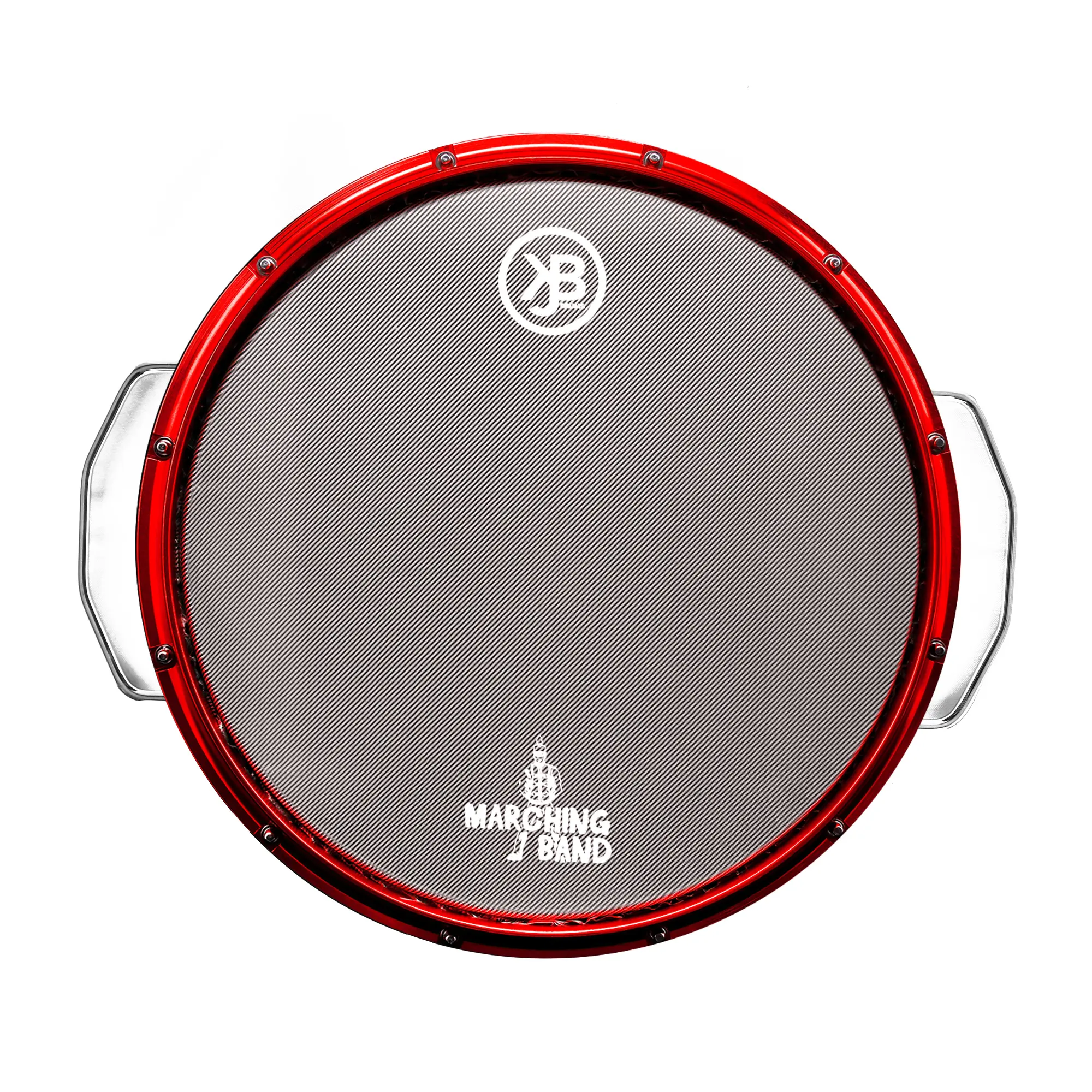 JBK Ultra-thin Marching Snare Drum 14 Inch SnapLite Marching Snare Drum, Carbon Fiber & Ballistic Cloth Drumhead, Ultra-Thin Lightweight Snare for Beginners & Professionals, Perfect for Parades and School Bands