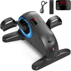 Under Desk Elliptical - Seated Elliptical Machine for  Use & Seniors, Quiet Pedal Exerciser with LCD , Portable  Exerciser for  & Office Fitness