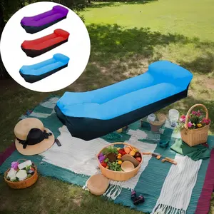 Portable Air Sofa Bed, Camping Inflatable Couch, Futon Sleeper Sofa, Easy Installation, Portable, Suitable for Outdoor, Beach, Hiking, All Seasons Use