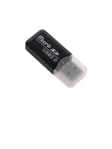 Ultra-Compact USB 2.0 Micro SD Card Reader, Plug & Play TF Memory Card Adapter with 480Mbps High-Speed Transfer for PC, Laptop, Camera, Phone, Dash Cam