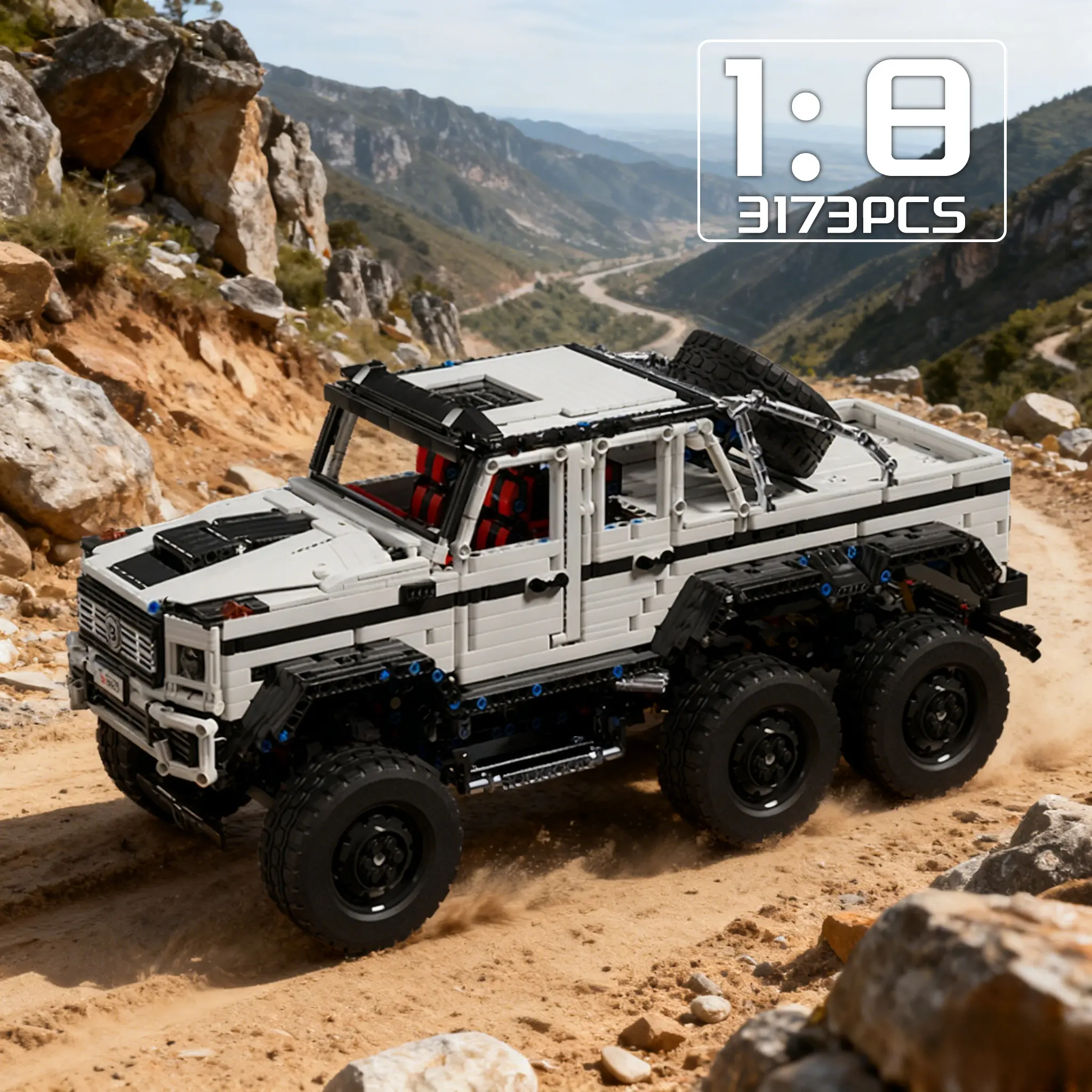 Static Version Building Car Model Building Kit, 1:8 Scale Advanced ...
