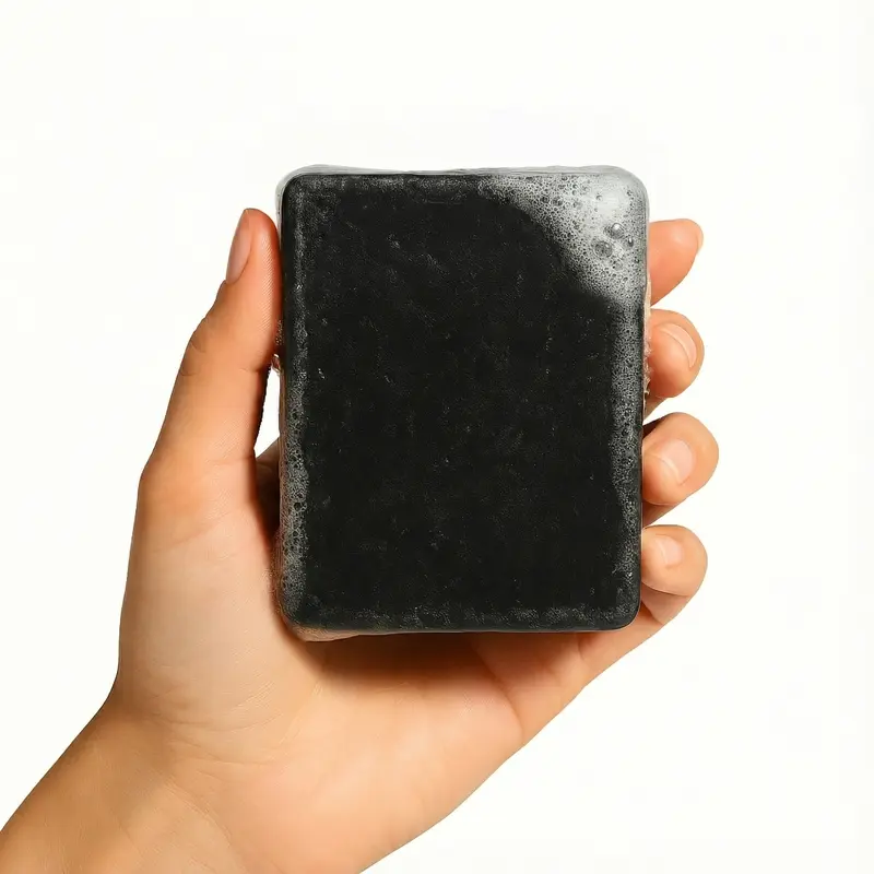 Charcoal Tallow Face Soap – Grass-Fed Beef Tallow + Charcoal – Deep Cleanser for Acne, Eczema, Sensitive Skin – Unscented Natural Bar with Olive & Coconut Oil – USA Made