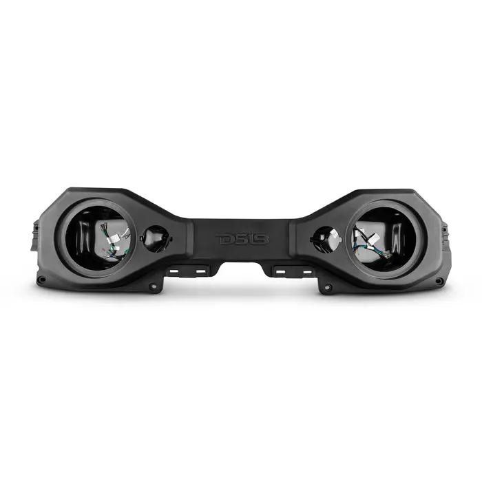 DS18 Black Car Stereo Speaker Overhead Bar System for Jeep JL/JLU, JT - Car Audio Accessory That Fits 2 x 8in Enclosures, 2 x 3.78in Tweeters