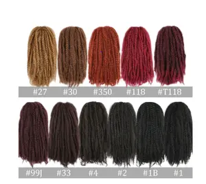 Kinky Twist Crochet Braiding Long Marley 18 In For Braids