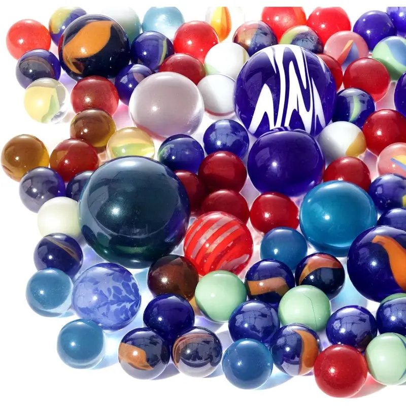 85PCS Glass Marbles for Kids, with Drawstring Bag, Assorted Sizes for Party Favor Stocking Stuffer, Board Game, Planet Theme kids truck electric truck car w car w utv w