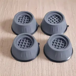 4-Piece Washing Machine Feet Pads, Noise-Reducing Anti-Slip Pads for Stability, Universal Use for Top & Front Load Washers, Stabilizing