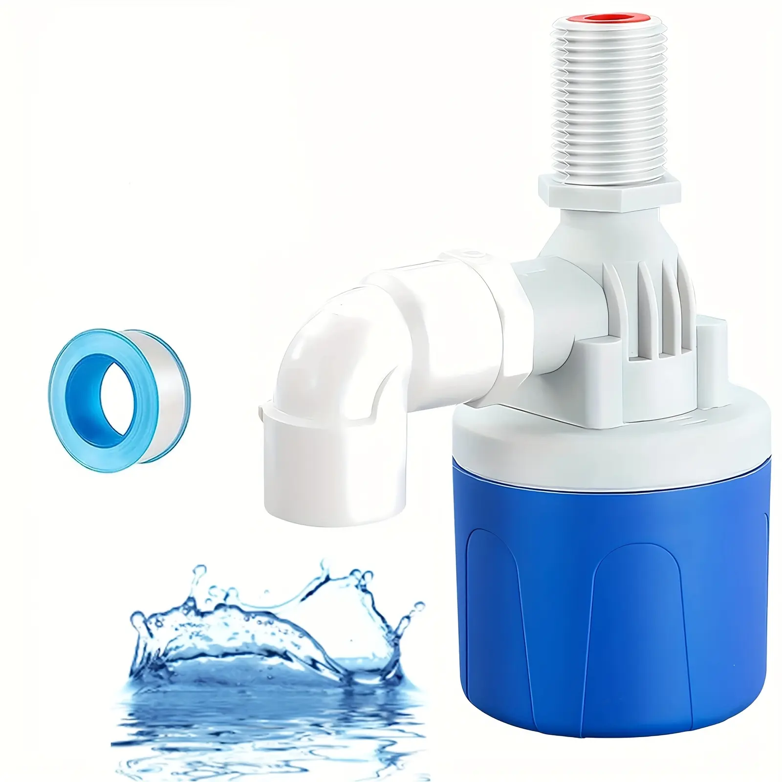 1/2" Fully Automatic Water Level Control Float Valve - Auto Shut-Off Mini ABS Plastic Valve, No Electricity Required, Durable Easy-Installation Home Supply for Water Tanks, Livestock Troughs summerwins,summerwins