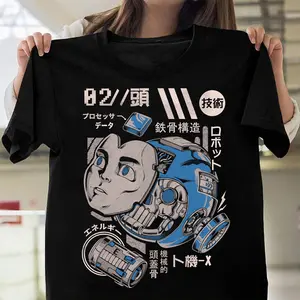 MegaMan Black T-Shirt – Retro Blue Hero Game Inspired Graphic Tee, Unisex Casual Wear, Classic Gamer Gift