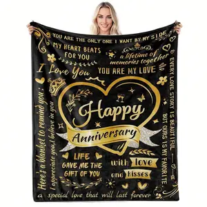 Super Soft Flannel Cushion Blanket - Fluffy, All Season, Bed Warmer, Body-Warming Option with Cozy Texture, Ideal Romantic Couple Anniversary Gift, Fluffy Blankets, All Season Blankets