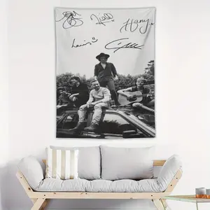 Music Album One Poster Tapestry Direction Flag for Living Room Bedroom Wall Hanging for Friends Pink Gift