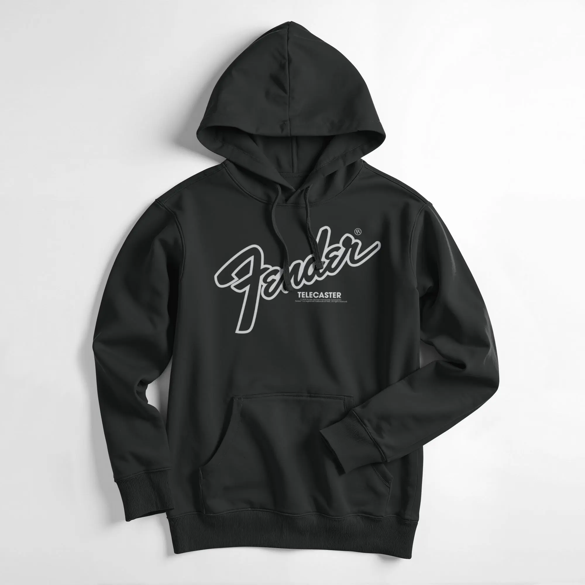 Men's Fender Telecaster Logo Pull Over Hoodie