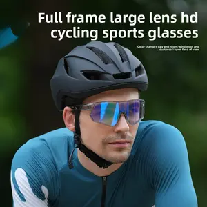 New Bicycle Glasses Day Night Transition Sunglasses Outdoor Sports Marathon Running UV Protection Eyewear