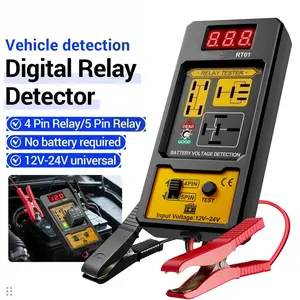 12V/24V Car Battery Relay TesterAuto Diagnostic Kit ANENG RT01 +BT138 Lith-Battery Tester Voltage Meter Electrician test Tools
