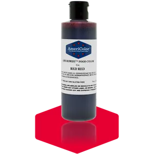 AmeriColor, Red Red, 9 Ounce, AmeriMist Airbrush Food Coloring