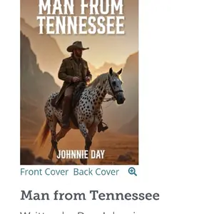 Johnnie Day Man from Tennessee Soft Cover Regular Edition Book Series Captivating Tale of a Man from Tennessee