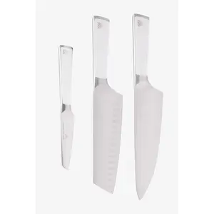 3-Piece Knife Set | White Handle | Vanquish Series | NSF Certified | Dalstrong ©