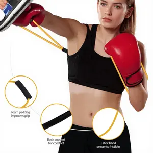 Boxing Resistance Band - Stock Up Mother's Day - Training Gear for Faster Punch Speed & Power - Cardio Fitness Home Gym Workout Kit
