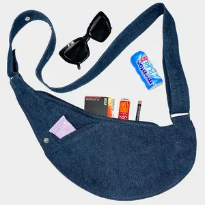 Classic Denim Half Sash Bag - Fall Collection