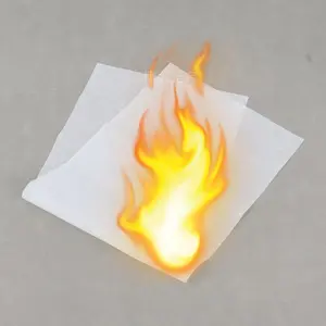 MAGIC WAND Paper 50x20cm Consumable Flame Fuel Flashing Ashless Smokeless Magic Props for Cuisine and Tricks