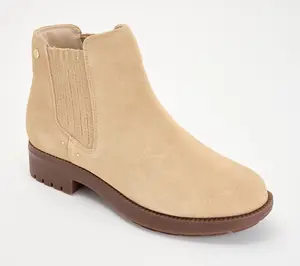 Revitalign Water Resistant Suede Ankle Boot - Kodiak Bluff
