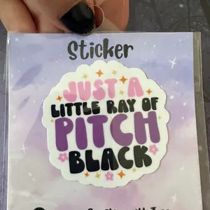 Ray of pitch black sticker