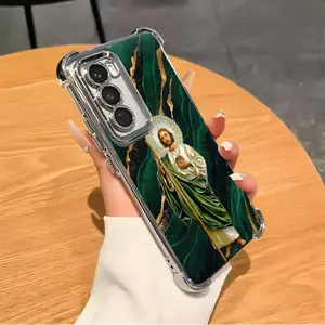 Creative Jesus Pattern Phone case For SAMSUNG GALAXY S22 S23 S24 S25 FE ULTRA PLUS Four Corners Cases