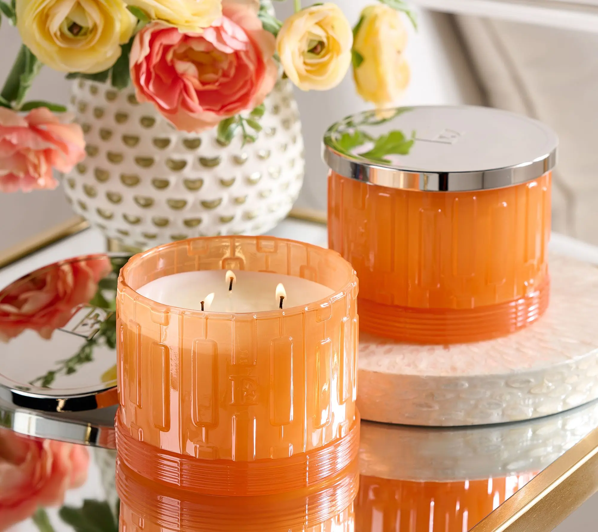 Elton John_by Slatkin + Co. S/2 14oz Mandarine Cypress Candles Elton John_by Slatkin + Co. S/2 14oz Mandarine Cypress Candles